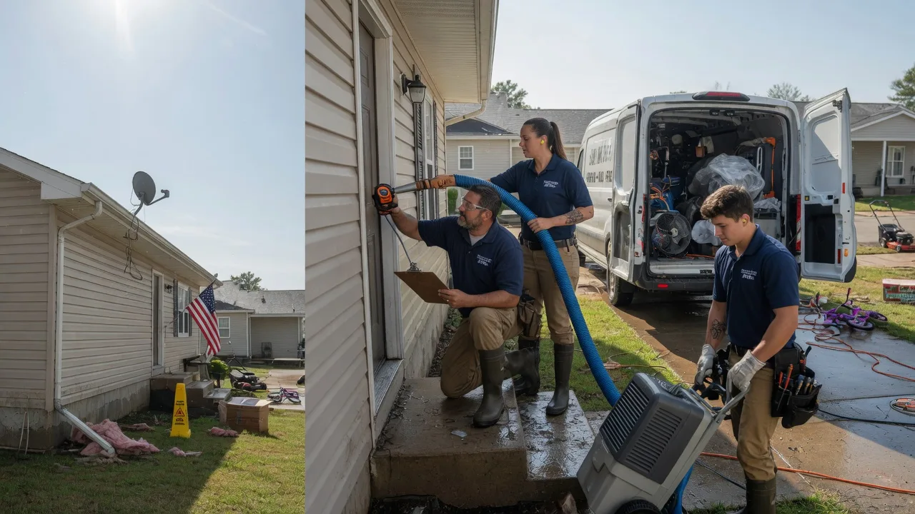 Ceiling Water Damage Restoration in Burghill, OH near me